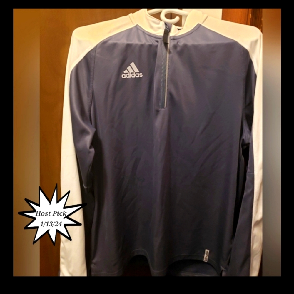Adidas Climalite 1/4 zip Jacket Men's Medium